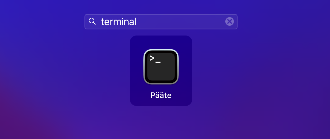 Mac-terminal