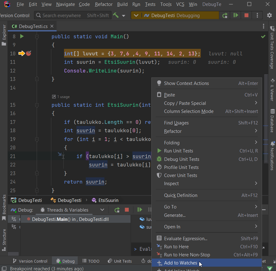 Add to Watches painike